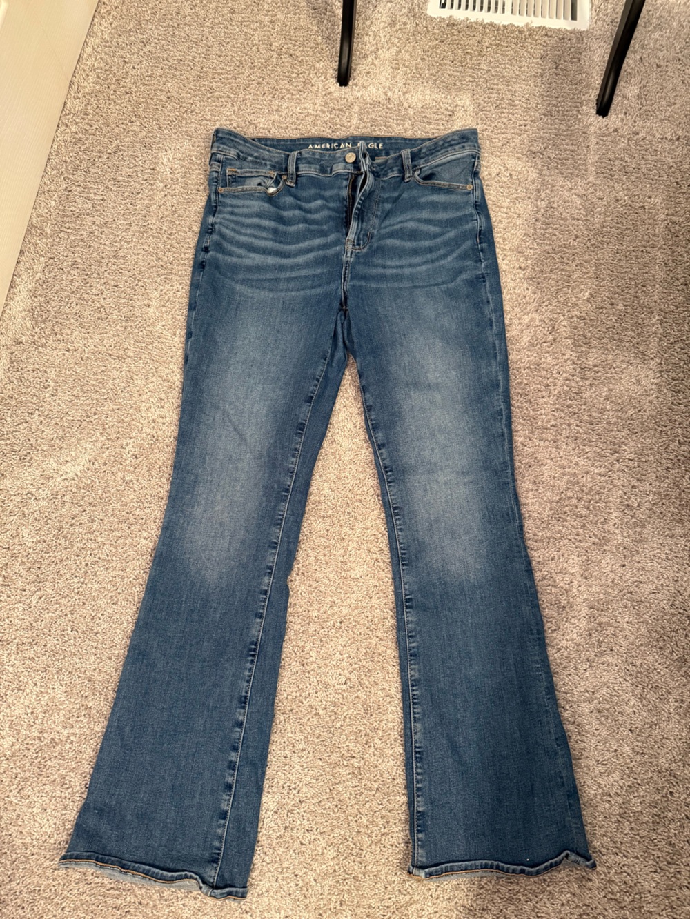 American Eagle Outfitters Women's Skinny Jeans in Blue Wash